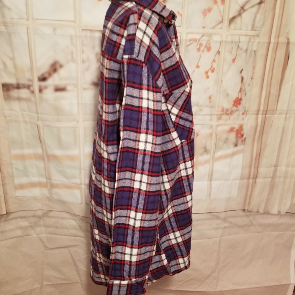 NWOT INSO Collection Plaid Shirt Size XL